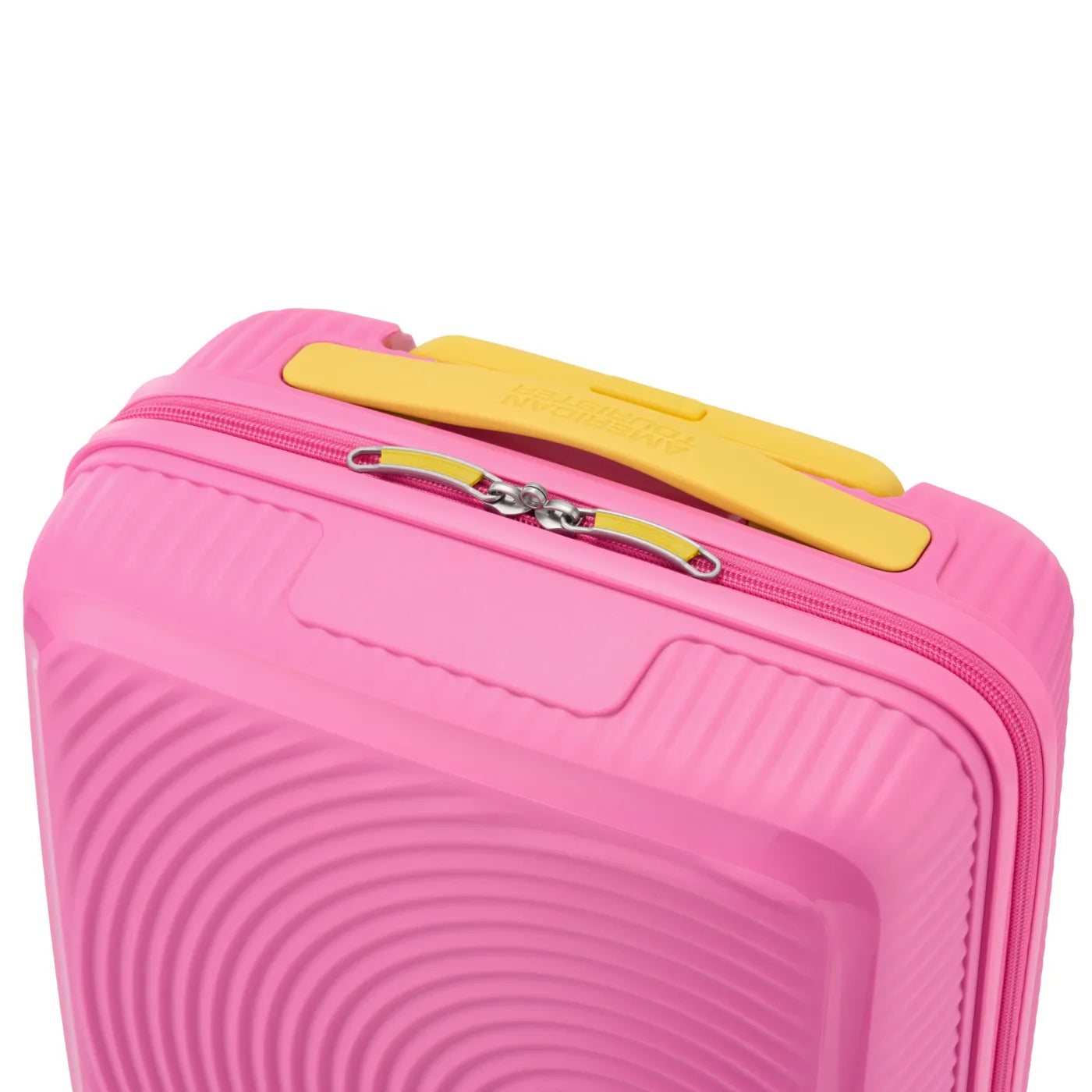 American Tourister Little Curio 47 cm Carry-On Kids Spinner Suitcase - Pink / Yellow
