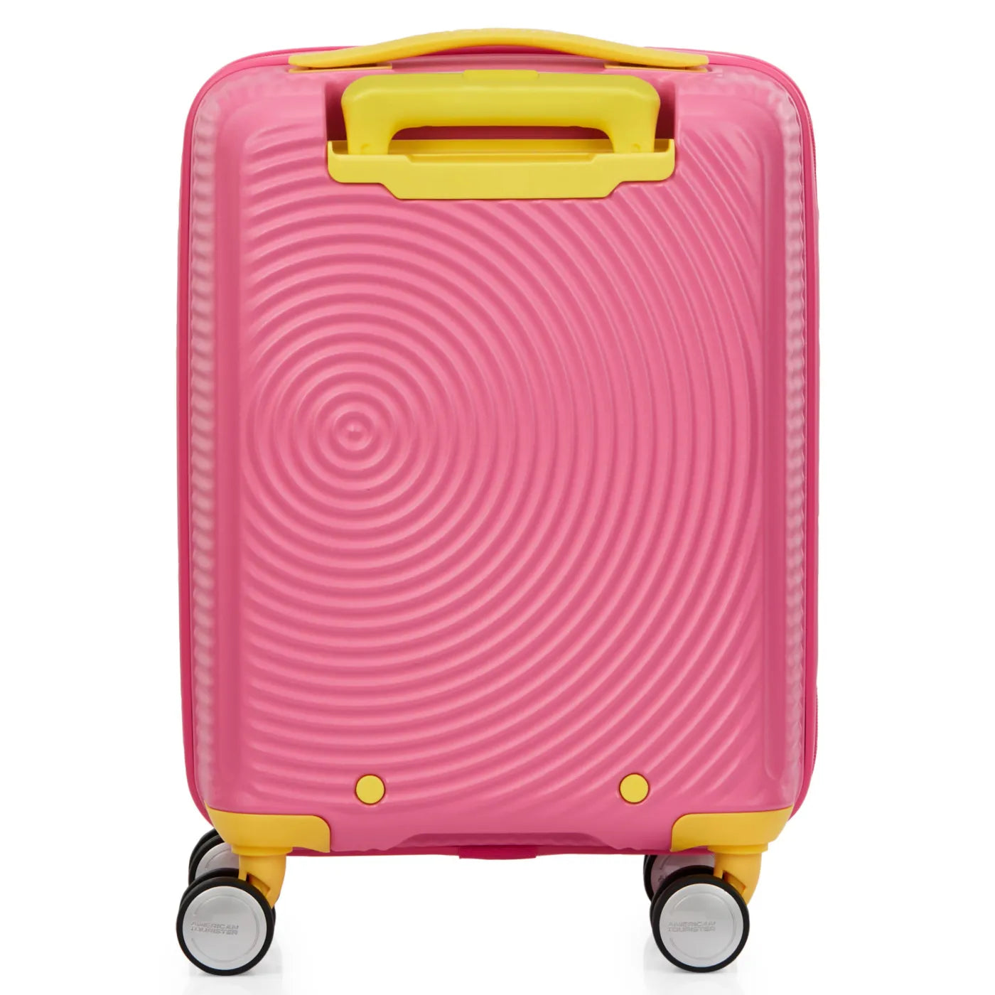 American Tourister Little Curio 47 cm Carry-On Kids Spinner Suitcase - Pink / Yellow