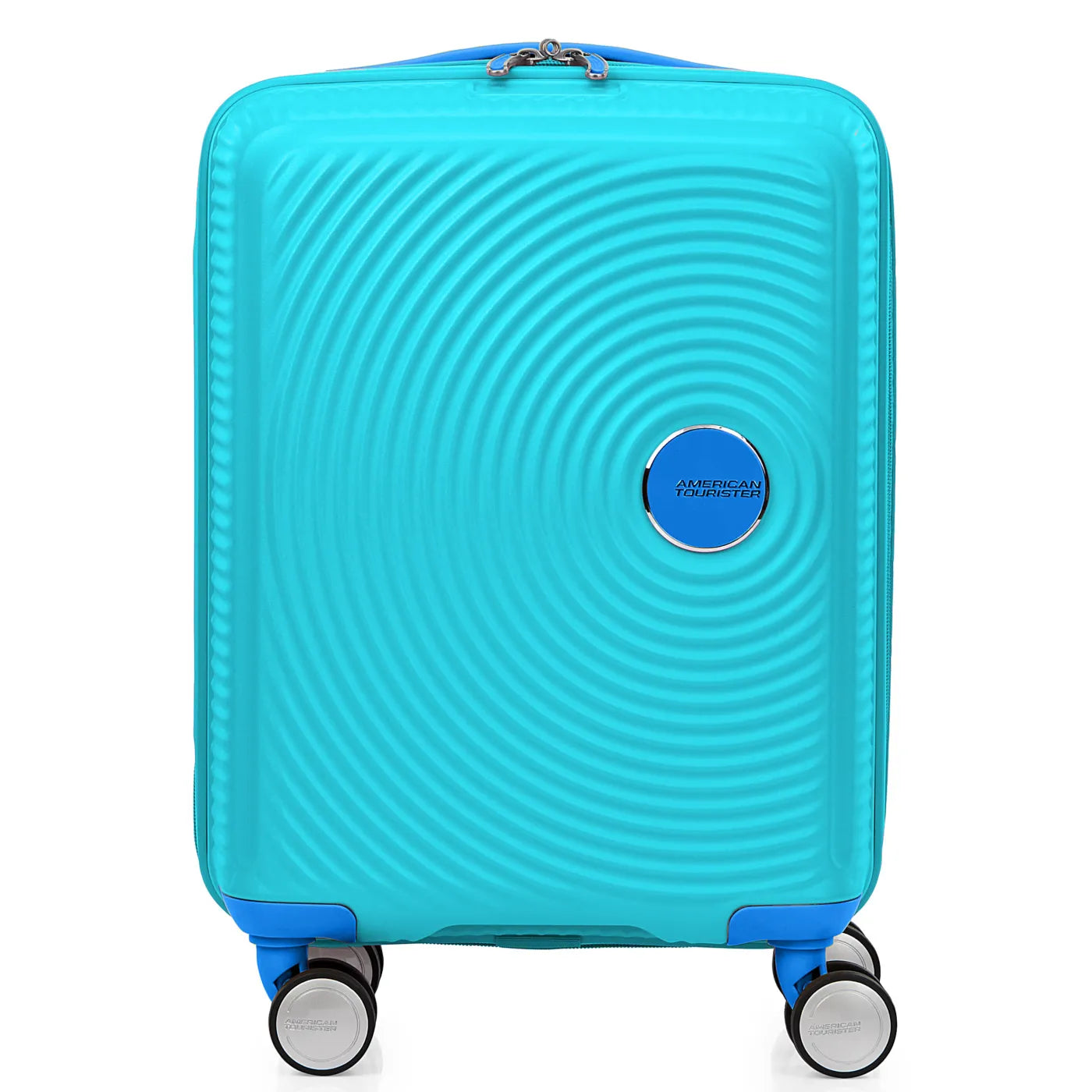 American Tourister Little Curio 47 cm Carry-On Kids Spinner Suitcase - Teal / Blue