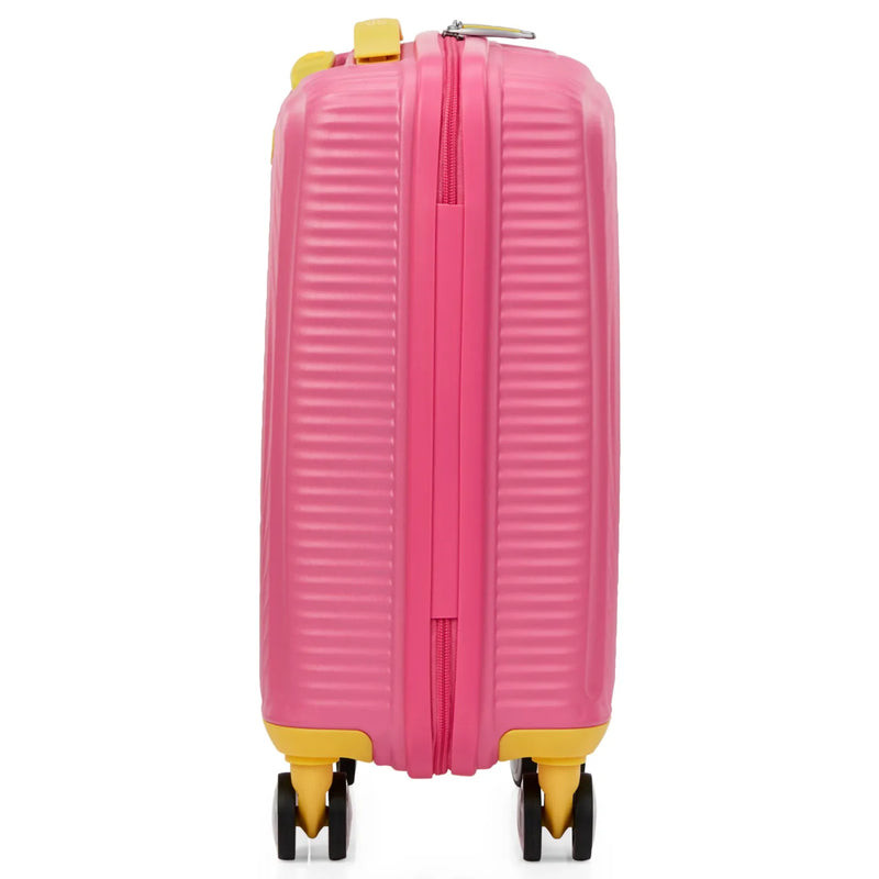 American Tourister Little Curio 47 cm Carry-On Kids Spinner Suitcase - Pink / Yellow
