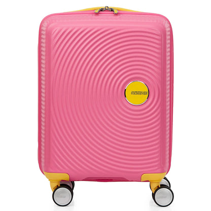American Tourister Little Curio 47 cm Carry-On Kids Spinner Suitcase - Pink / Yellow