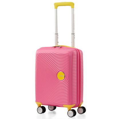 American Tourister Little Curio 47 cm Carry-On Kids Spinner Suitcase - Pink / Yellow