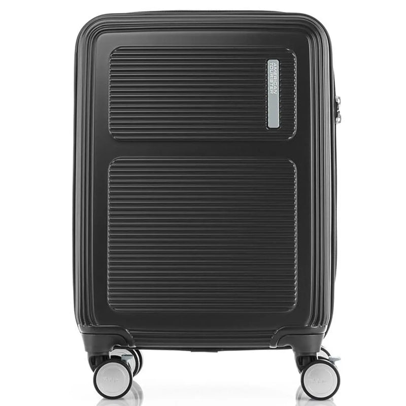 American Tourister Maxivo 55 cm Carry-On Spinner Luggage - Jet Black