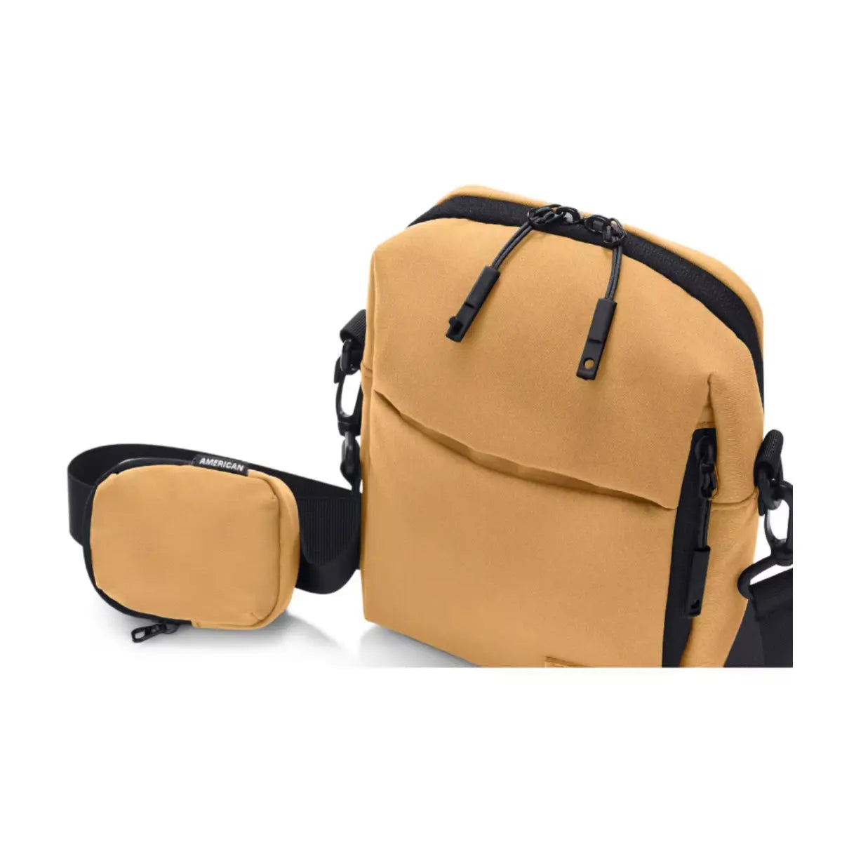 The small detachable pouch for coins makes handling change a breeze