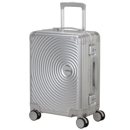 American Tourister Soundbox ALU 55 cm Carry-On Suitcase - Silver
