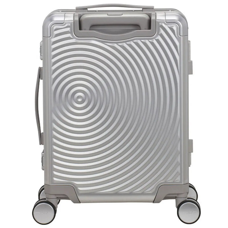 American Tourister Soundbox ALU 55 cm Carry-On Suitcase - Silver