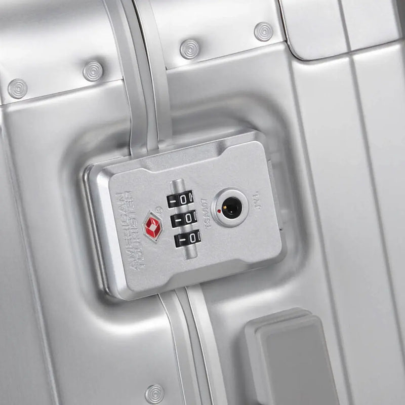 American Tourister Soundbox ALU 55 cm Carry-On Suitcase - Silver