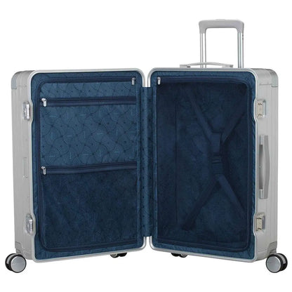 American Tourister Soundbox ALU 68 cm 4-Wheel Suitcase - Silver