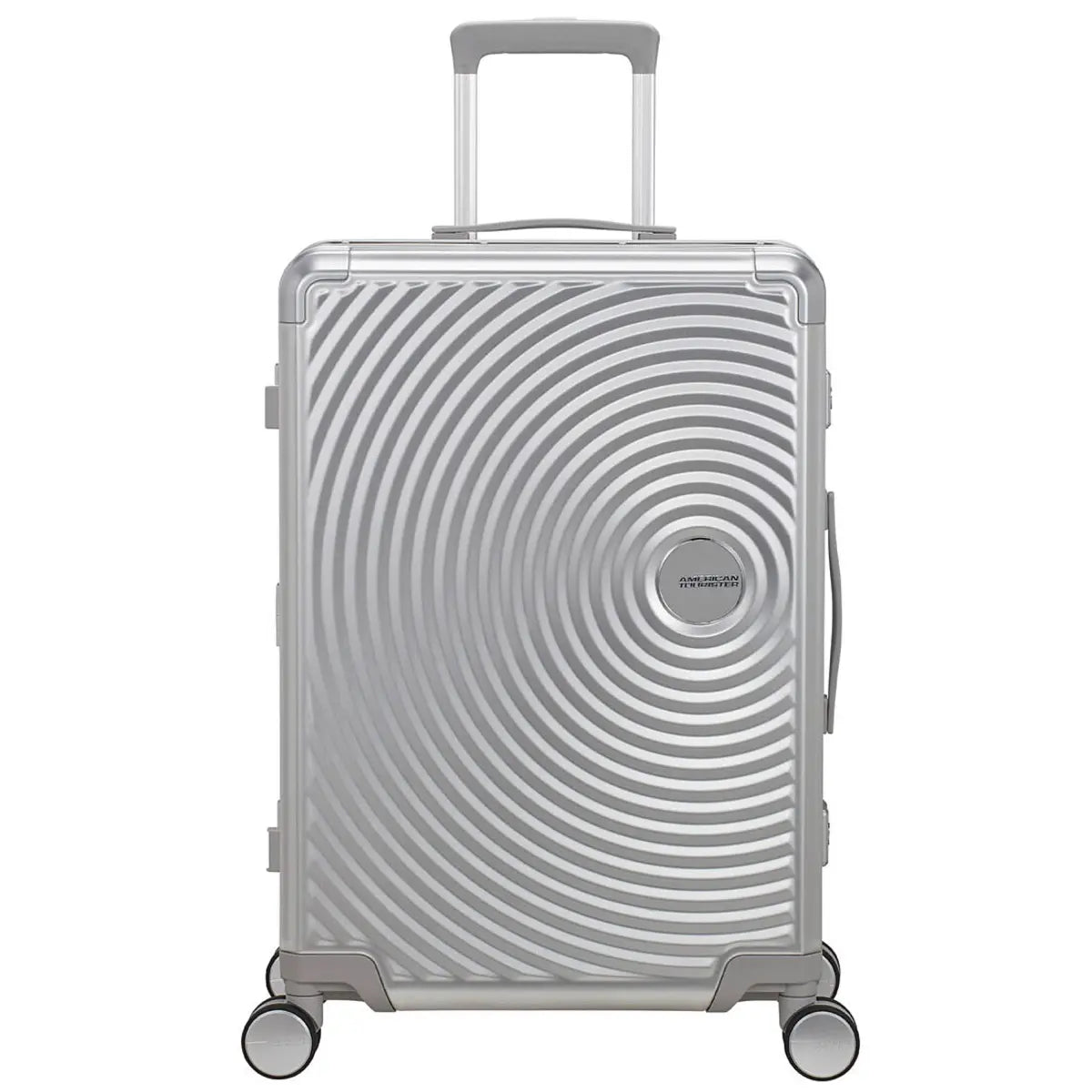 American Tourister Soundbox ALU 68 cm 4-Wheel Suitcase - Silver