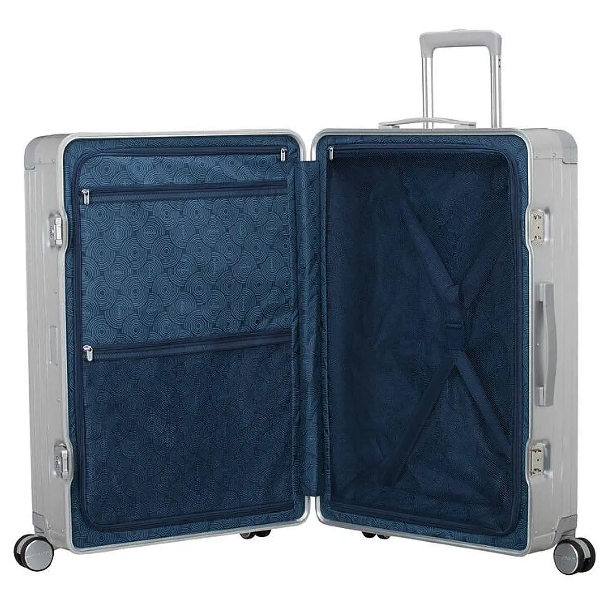 American Tourister Soundbox ALU 77 cm 4-Wheel Suitcase - Silver
