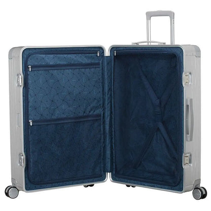 American Tourister Soundbox ALU 77 cm 4-Wheel Suitcase - Silver