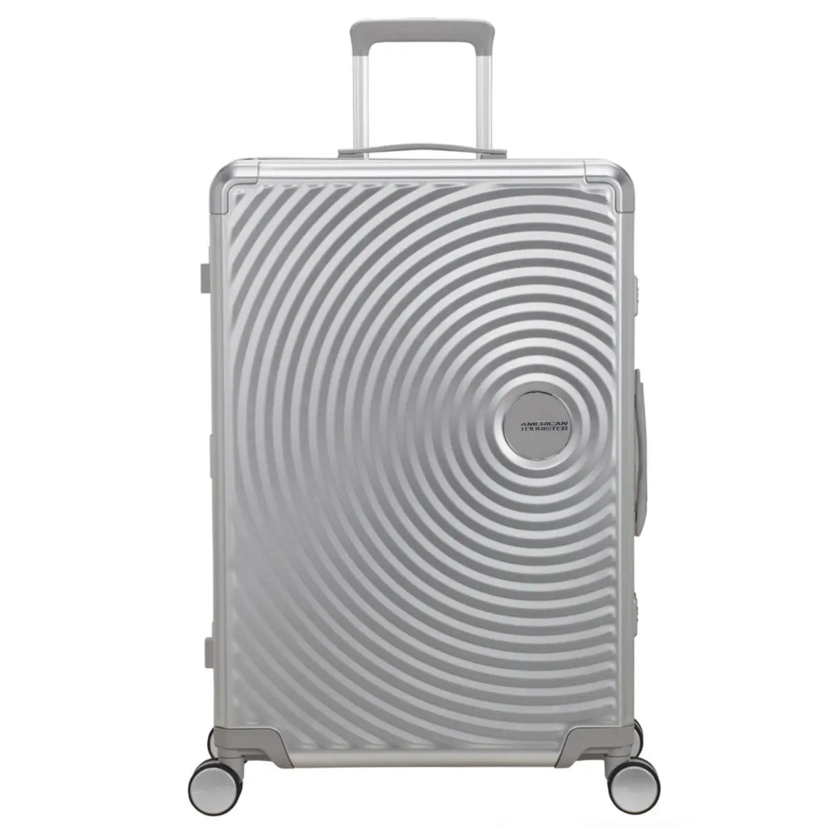 American Tourister Soundbox ALU 77 cm 4-Wheel Suitcase - Silver
