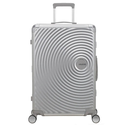 American Tourister Soundbox ALU 77 cm 4-Wheel Suitcase - Silver