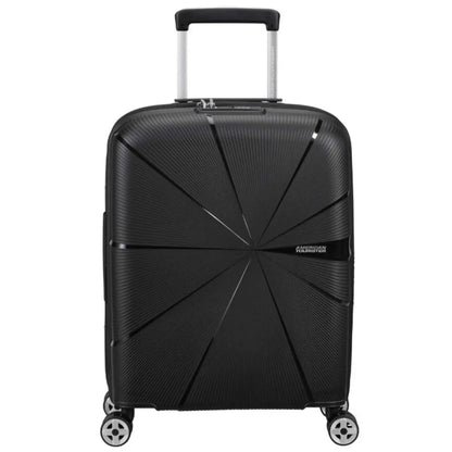 American Tourister Starvibe 55 cm Expandable Carry-On Spinner Luggage - Black
