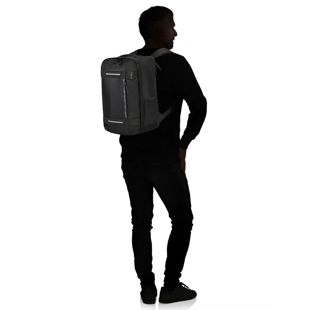 American Tourister Urban Track 14’’ Laptop Cabin Backpack - Asphalt Black