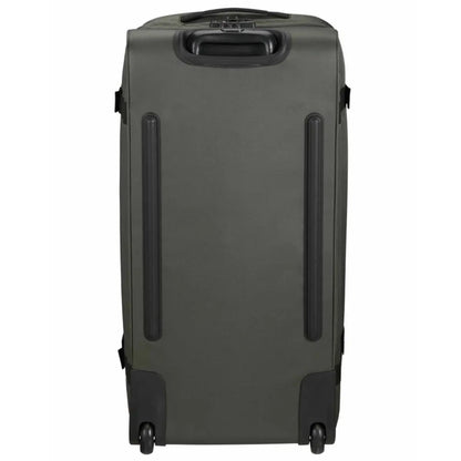 Rails to protect the bottom of the bag