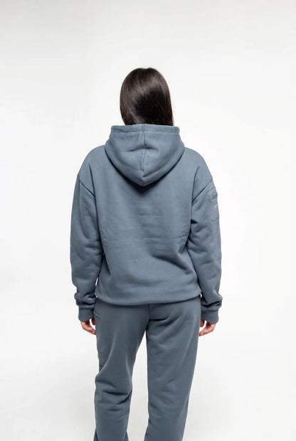 AVIONLUX Dream Premium Travel Hoodie - Dusk - avionlux dream hoodie dusk rear
