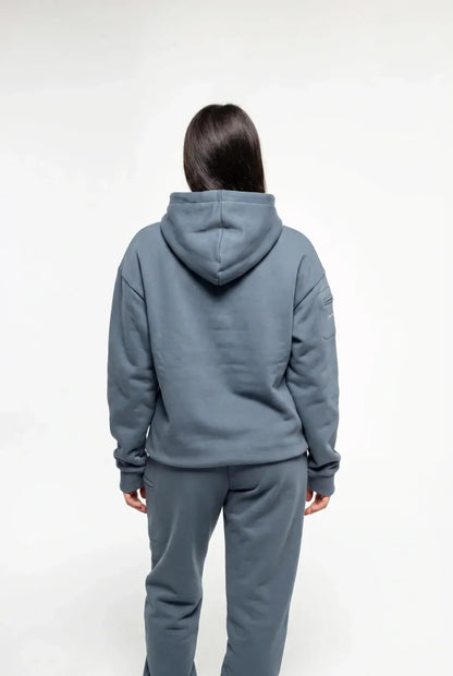 AVIONLUX Dream Premium Travel Hoodie - Dusk - avionlux dream hoodie dusk rear