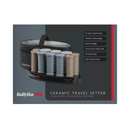 BaBylissPRO Travel Hot Roller Set 10piece Set