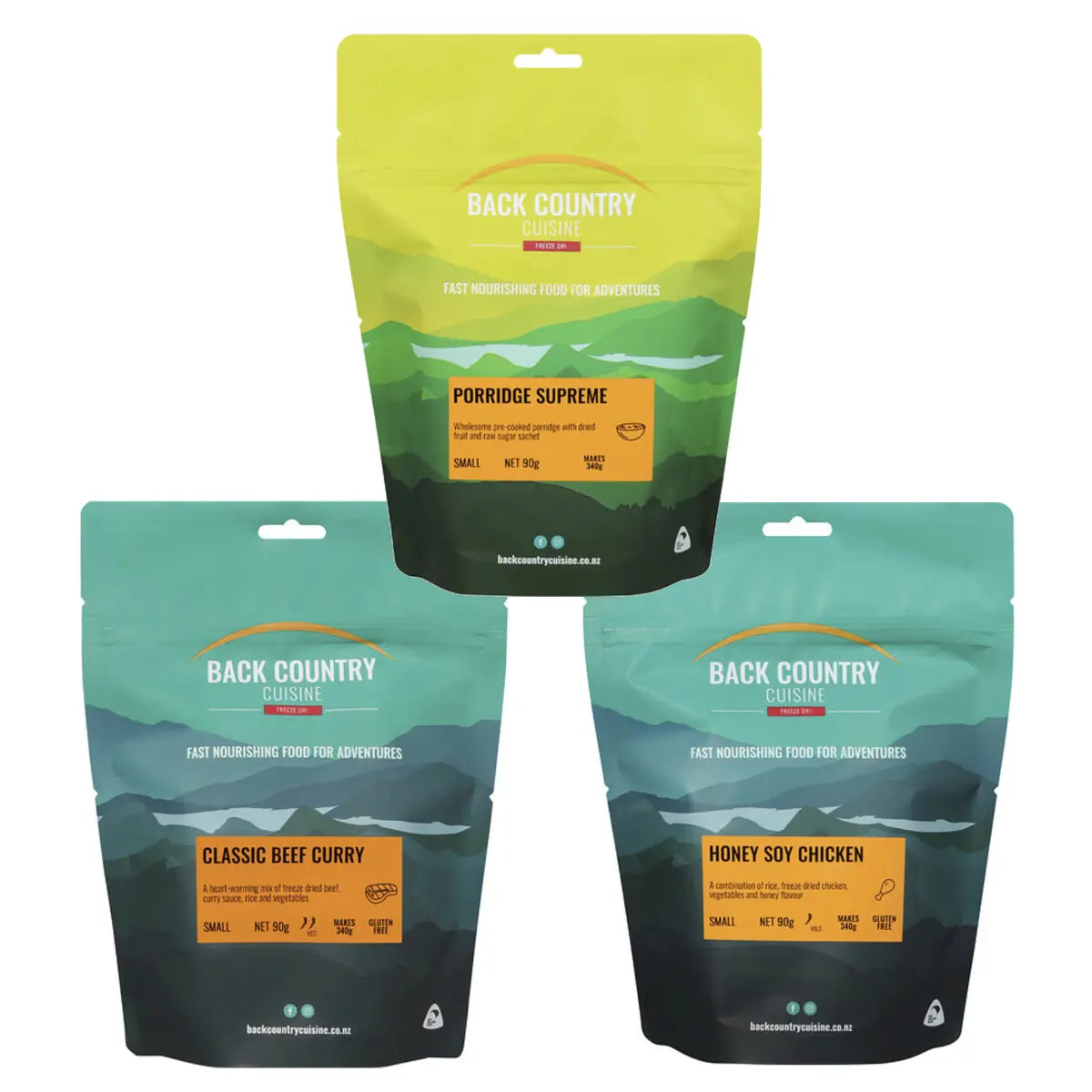 Back Country Cuisine 3 Day Emergency Bucket - Freeze Dried Food (9 Meals)