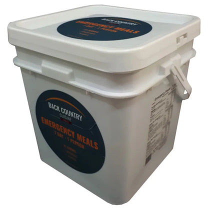 Back Country Cuisine 7 Day Emergency Bucket - Freeze Dried Food (21 Meals)