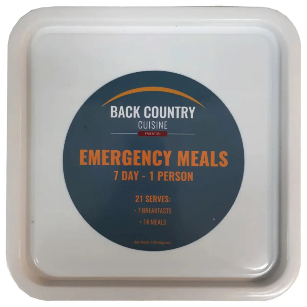 Back Country Cuisine 7 Day Emergency Bucket - Freeze Dried Food (21 Meals)