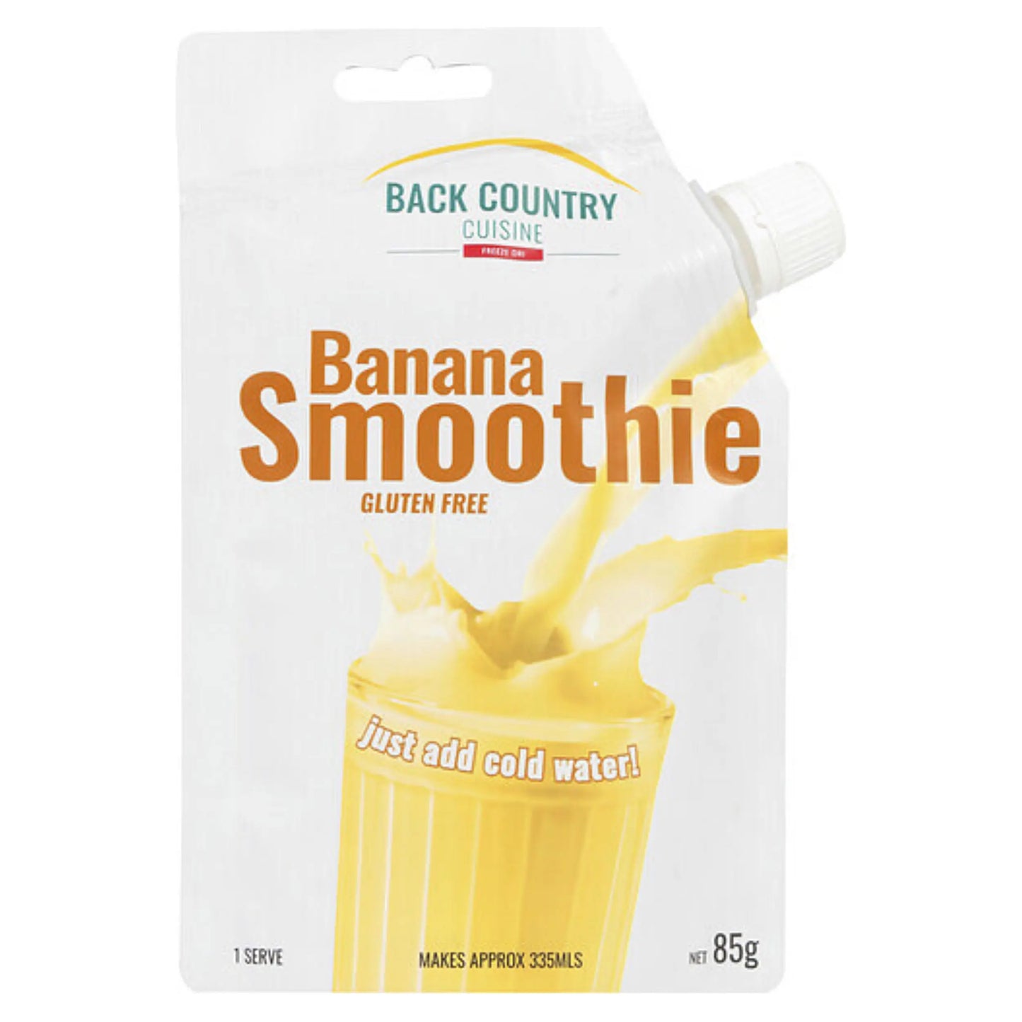 Back Country Cuisine : Banana Smoothie - Single Serve (Gluten Free) 