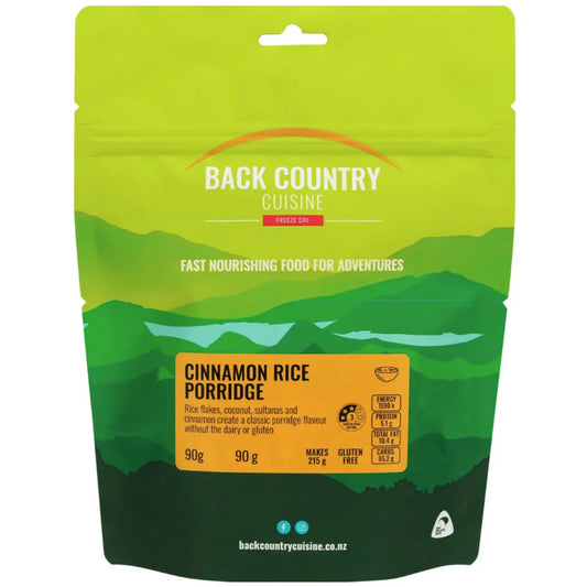 Back Country Cuisine Cinnamon Rice Porridge - Small Serve (Gluten Free)