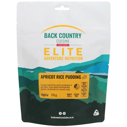 Back Country Cuisine Elite : Apricot Rice Pudding - Regular Serve (Gluten Free)