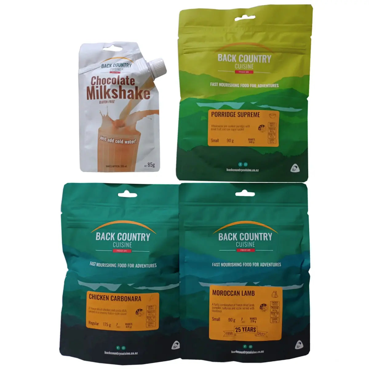 Back Country Cuisine Explorer Pack - Freeze Dried Food