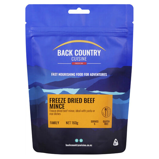 Back Country Cuisine : Freeze Dried Beef Mince (Gluten Free)