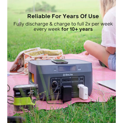 BioLite BaseCharge 1500 - 1521 Watt Rechargeable Power Station