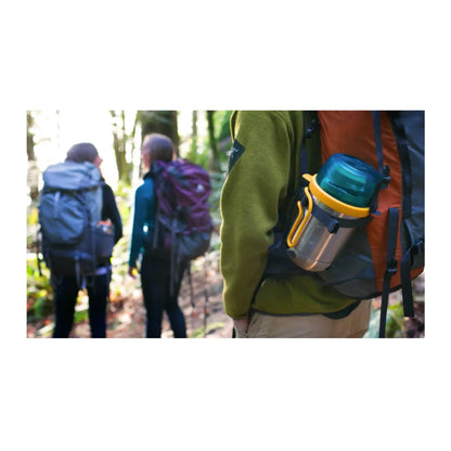 The CampStove nests inside the KettlePot, offering protection while saving space in your pack