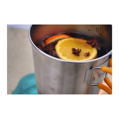 Multi-functional design - Make coffee to start your day and sauté up a meal for four after a long hike