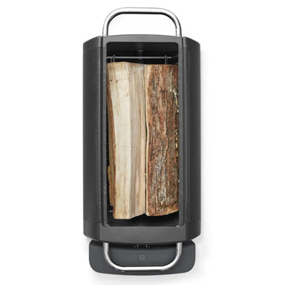 Burns firewood or charcoal