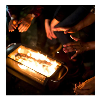 Enjoy the feeling of a 360-degree floating fire with the FirePit's X-Ray Mesh