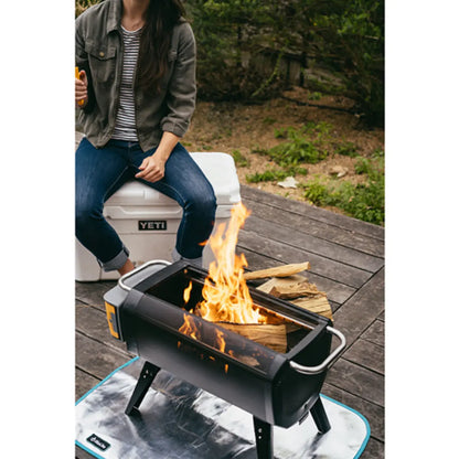 The FireMat is designed to reflect radiant heat, making it an ideal solution for decks, patios, lawns, and other sensitive surfaces