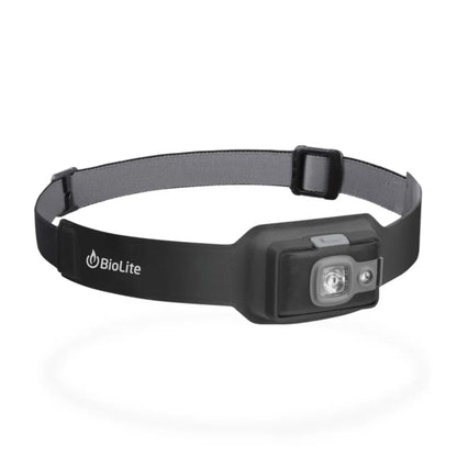  BioLite HeadLamp 200 Lumen Ultra-Lightweight Rechargeable USB Headlamp - Midnight Grey