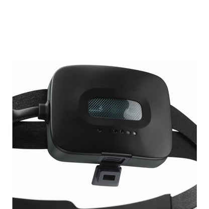 Dimmable rear red visibility light with solid and strobe