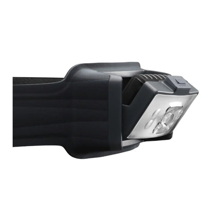 Front panel tilts downward with one hand