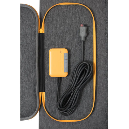 Durable and water resistant, with cable storage pouch for added protection