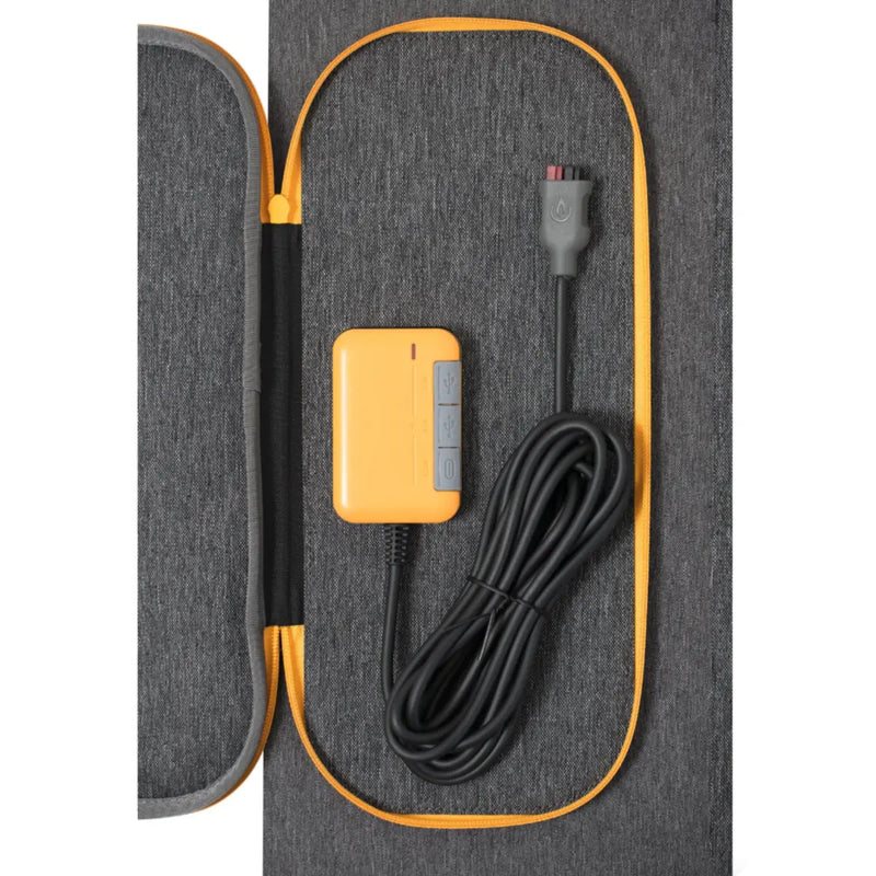 Durable and water resistant, with cable storage pouch for added protection