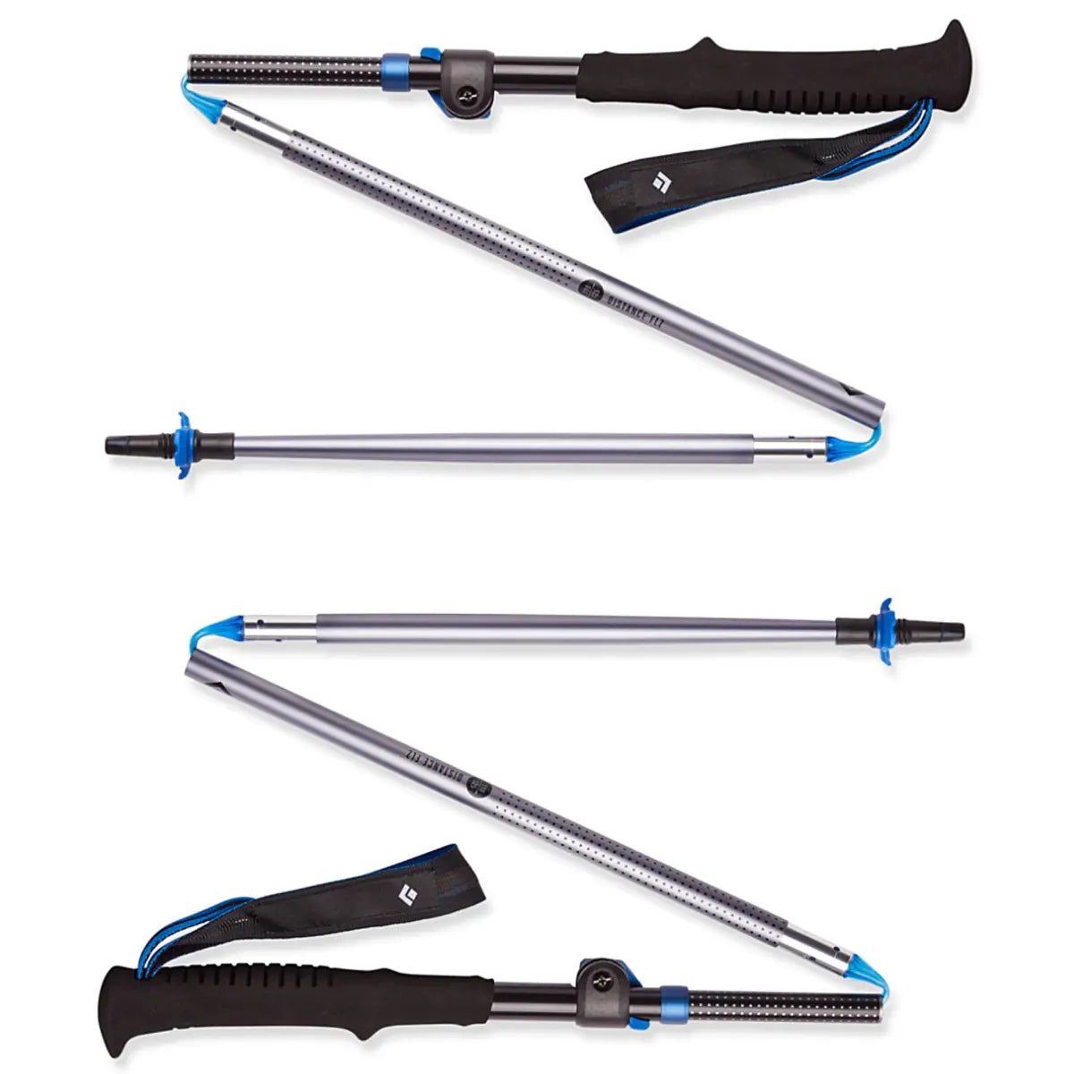 Black Diamond Distance Carbon Z Trekking Poles 110 cm - Ultra Blue
