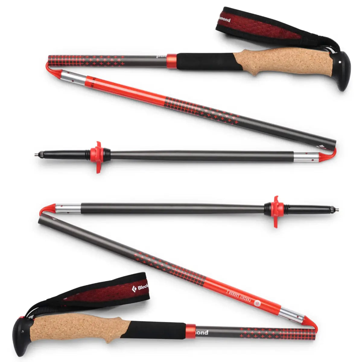 Black Diamond Pursuit Carbon Z Trekking Poles 110 cm - Octane