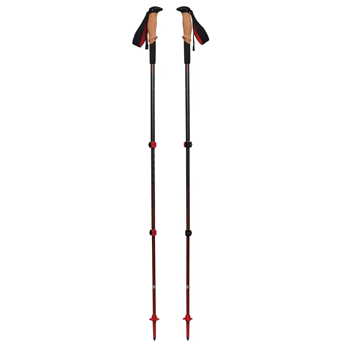 Black Diamond Pursuit Shock Trekking Poles S/M (100 - 125 cm) - Steel Grey / Octane