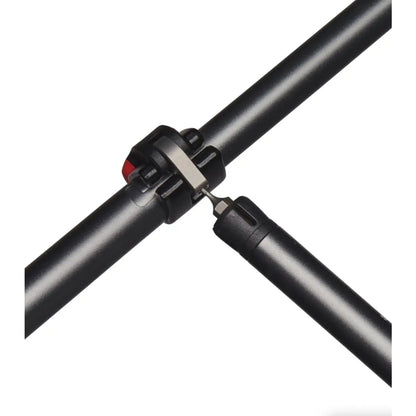 1.5 mm hex bit tool built into shaft for in-field maintenance