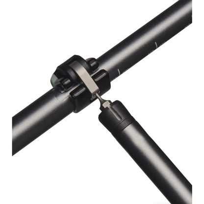 1.5 mm hex bit tool built into shaft for in-field maintenance