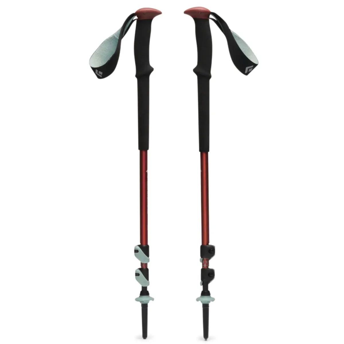 Black Diamond Trail Trekking Poles (100 - 140 cm) - Iron Red