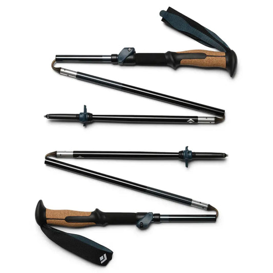 Black Diamond Trail Vista FLZ Trekking Poles 135 cm - Midnight Blue