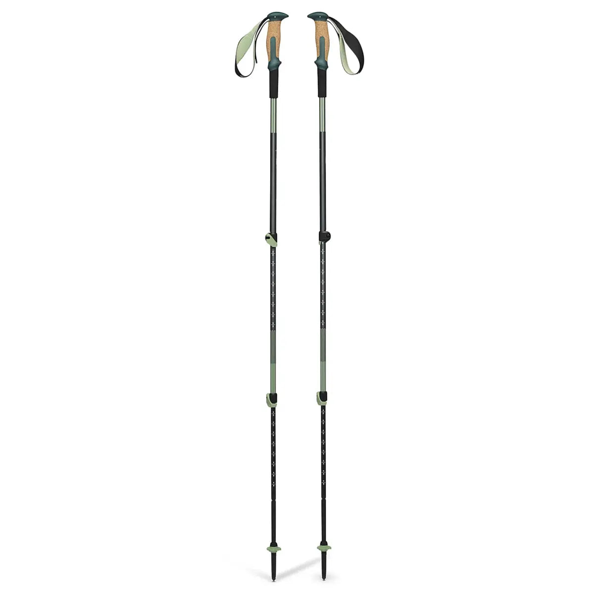 Black Diamond Trail Vista Shock Trekking Poles (100 - 140 cm) - Deep Woods